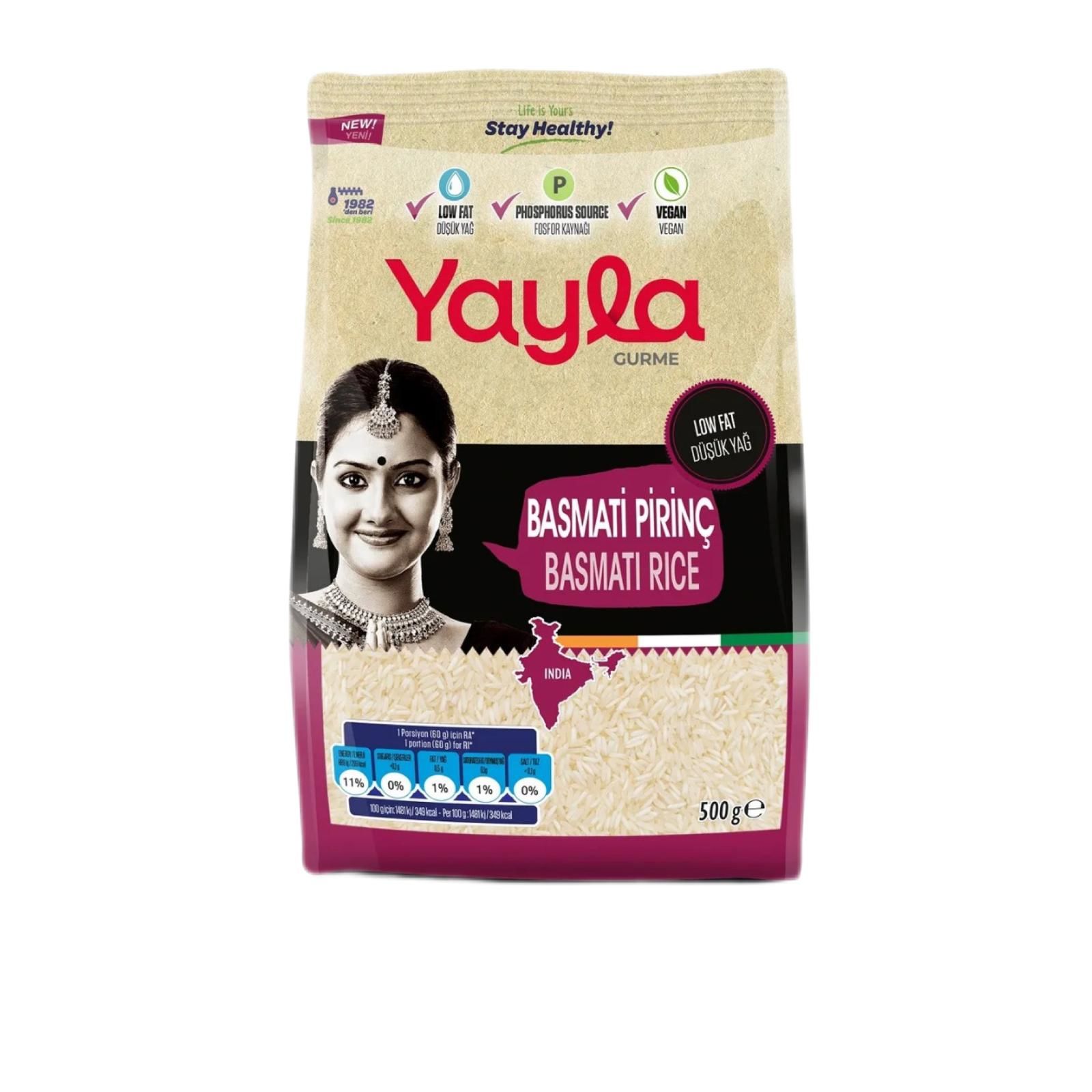 Yayla Gurme Basmati Rıce Basmati Pirinci 500 Gr