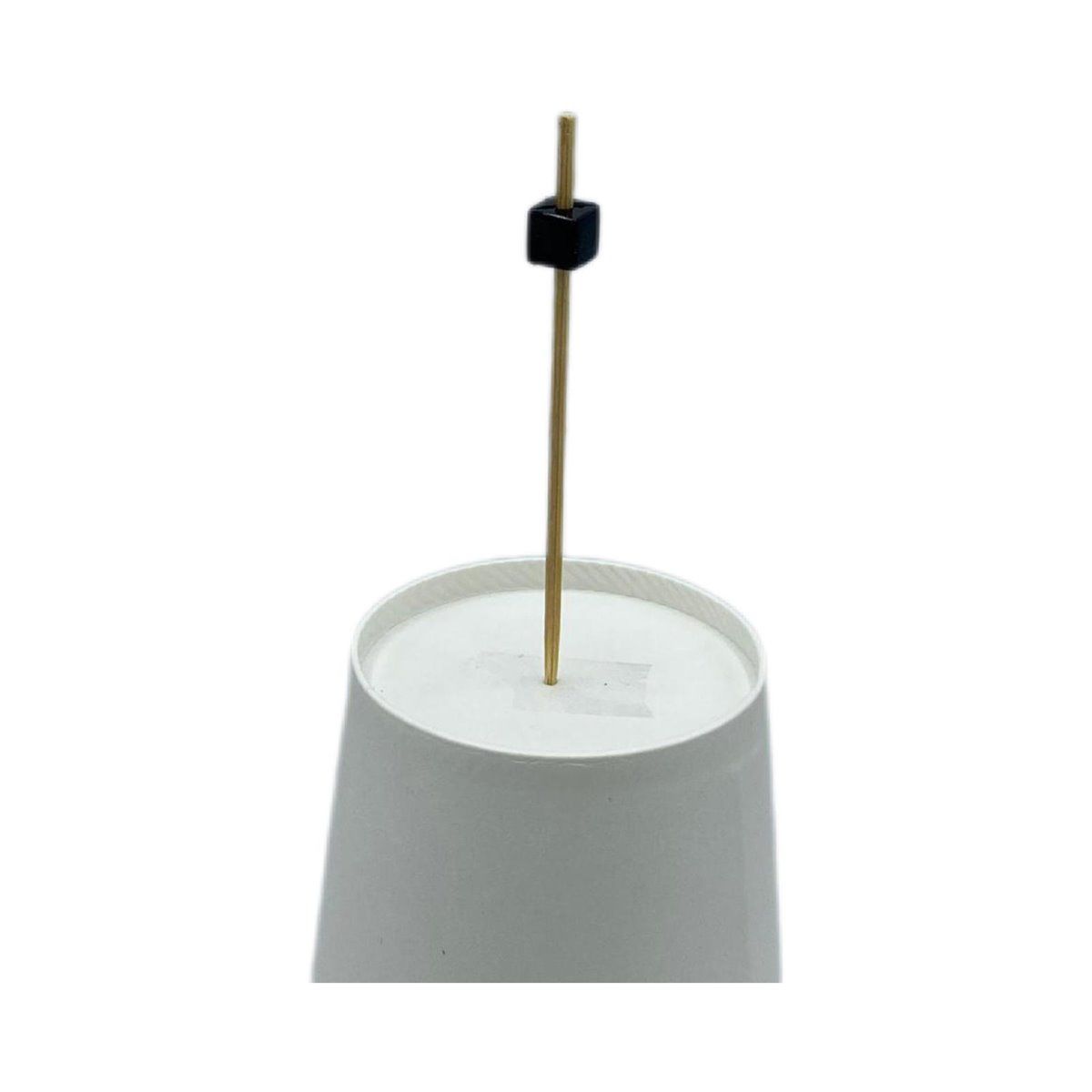 Gaishi M0040S Bambu Kürdan Siyah Küp 9 Cm. 50 Adet