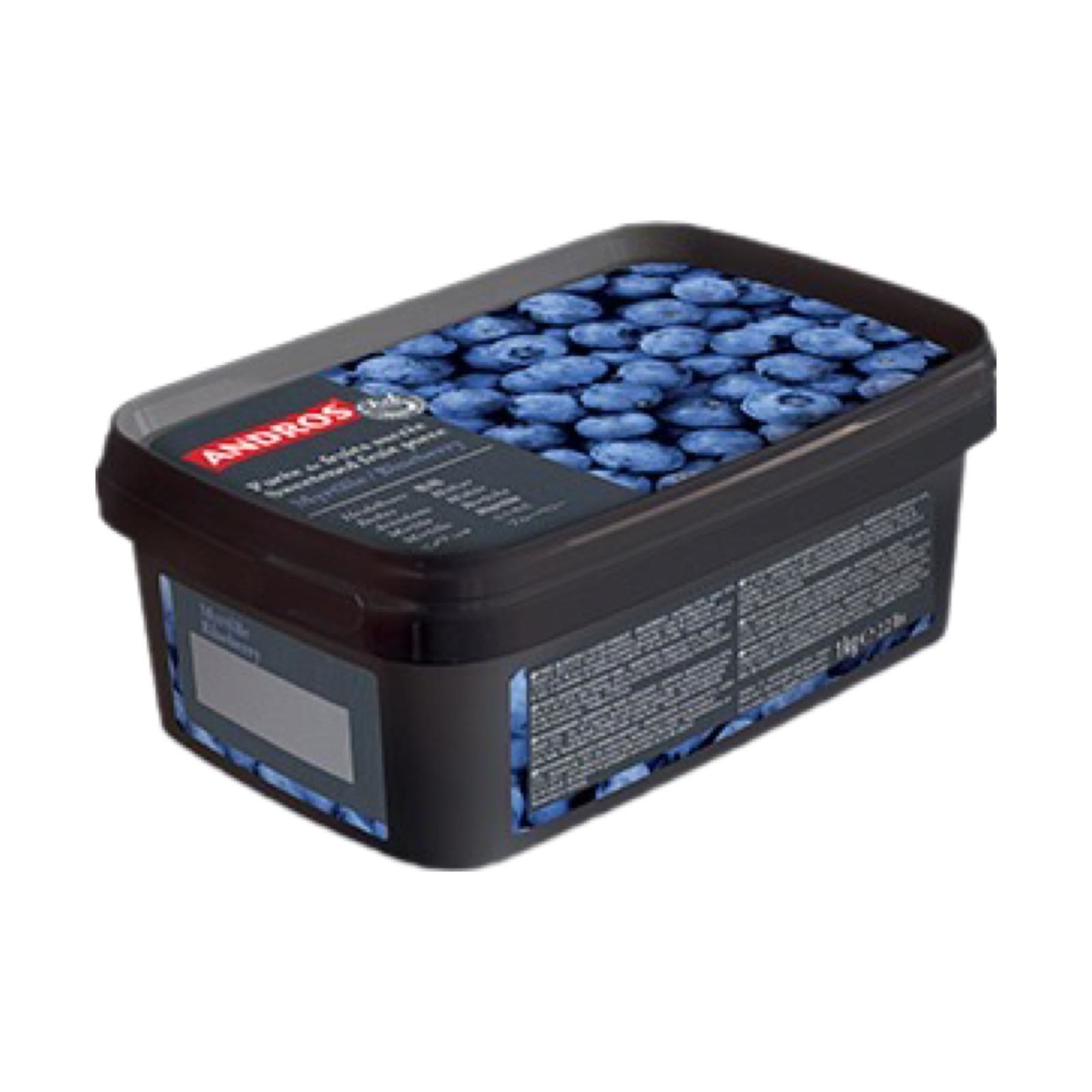 Andros Professional Blueberry Yaban Mersini Meyve Püresi 1 Kg.
