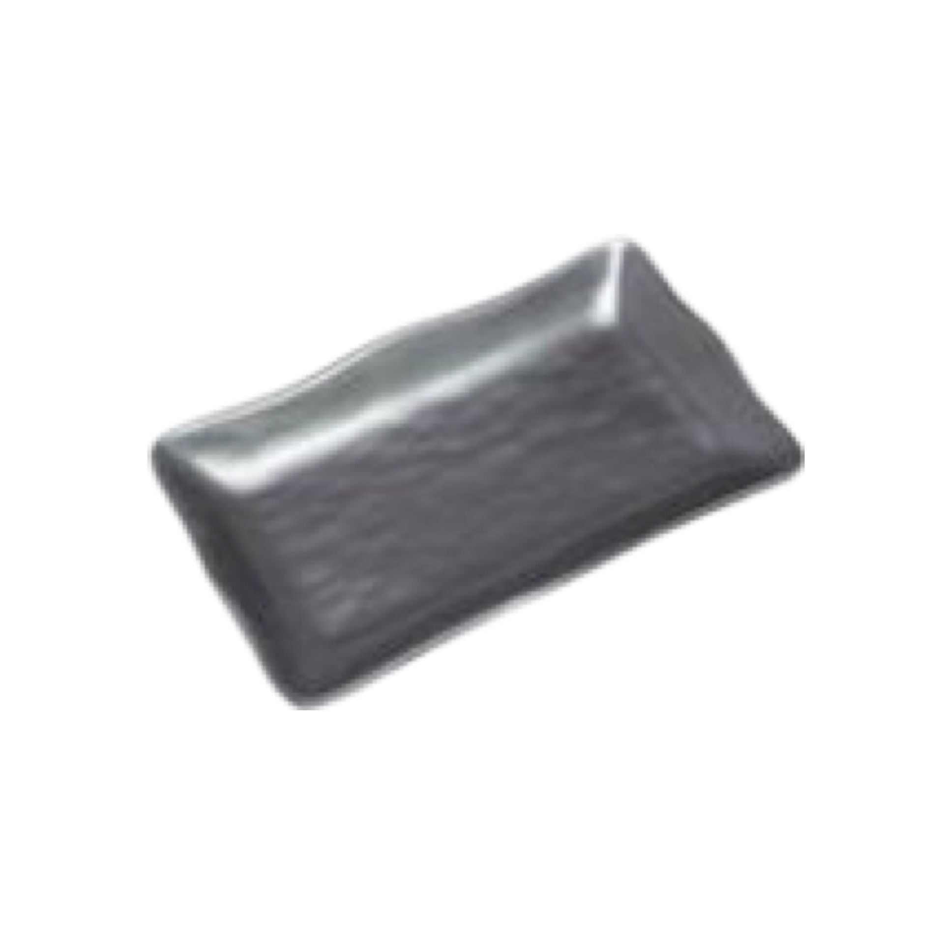 Miyake C-1149-250 Iron Kessho Dikdörtgen Dalga Plakası 25.0 * 15.0 * 3.5 Cm