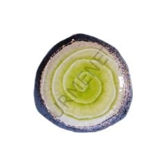 Miyake C-4945-198 Sarı Üçgen Tabak 19.8x3.2 Cm.