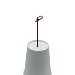 Gaishi M0190 Bambu Kürdan Ruban Kırmızı 9 Cm. 50 Adet