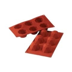 Paderno 53 Diamonds Silikon Muffin Kek Kalıbı 6'lı