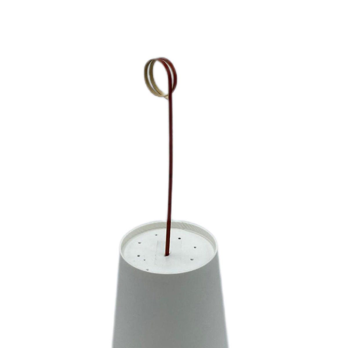 Gaishi MN0120 Bambu Kürdan Halka Kırmızı  12 Cm. 50 Adet