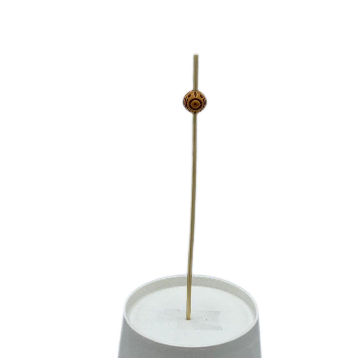 Gaishi AN0120 Bambu Kürdan Kahverengi Desenli 12 Cm. 50 Adet