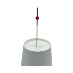 Gaishi M0031 Bambu Kürdan Siyah Kırmızı Boncuklu 9 Cm. 50 Adet