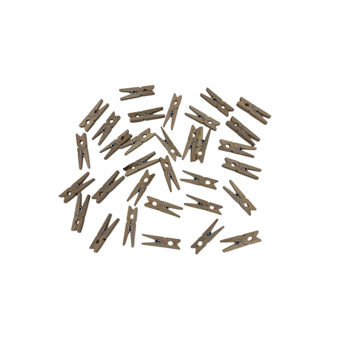 Benefisha M0049 Bambu Mini Mandal Ahşap Renk 3 Cm 100 Adet