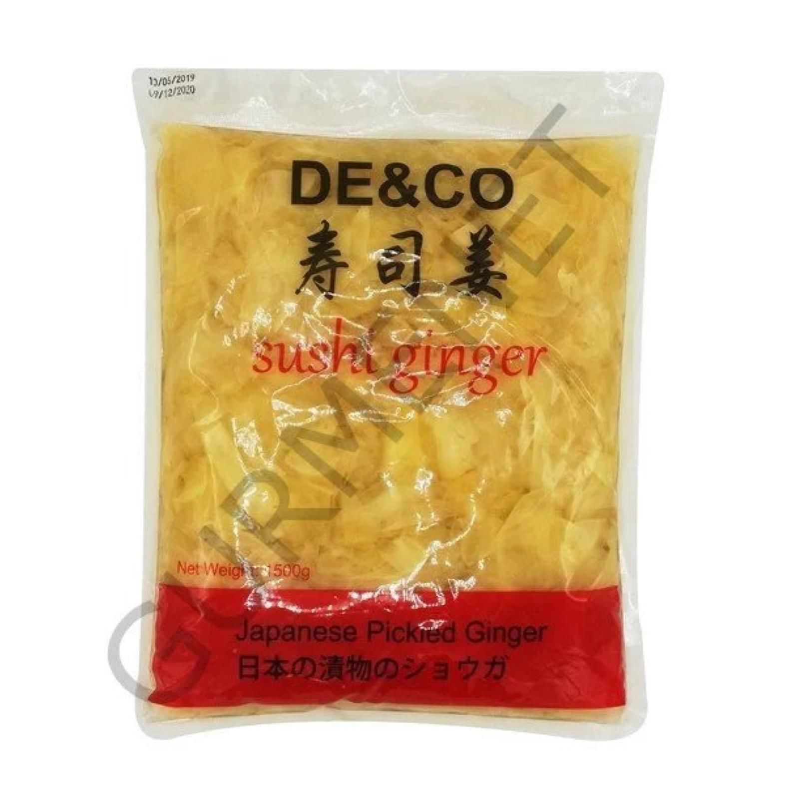 De&Co Zencefil Turşusu 1500 Gr. Net 1 Kg.