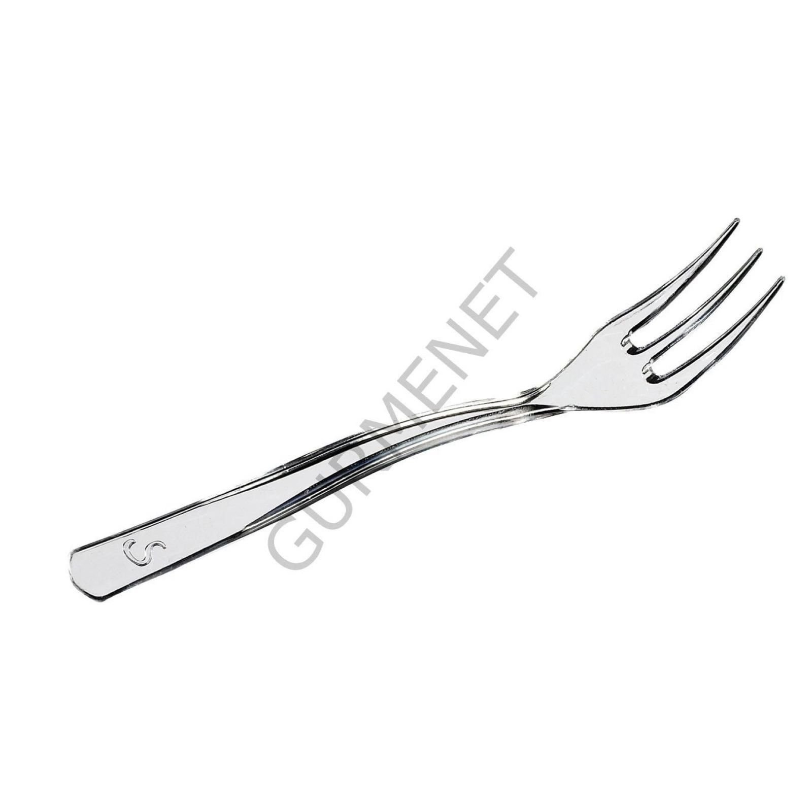 Gold Plast Ps2715C-21 Mini Çatal Pleksi Şeffaf 10 Cm 50 Adet