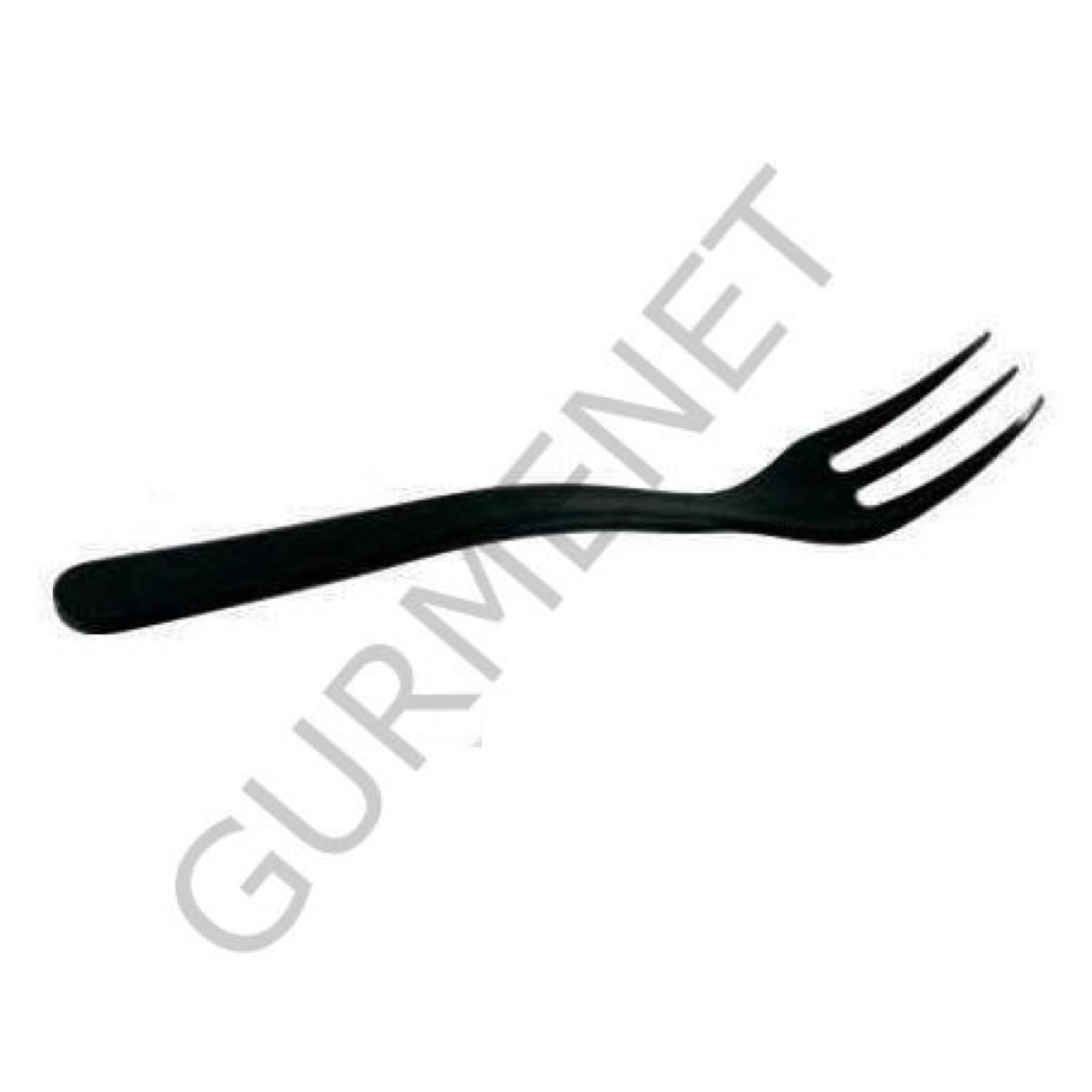 Gold Plast Ps2715C-19 Mini Çatal Pleksi Siyah 10 Cm 50 Adet