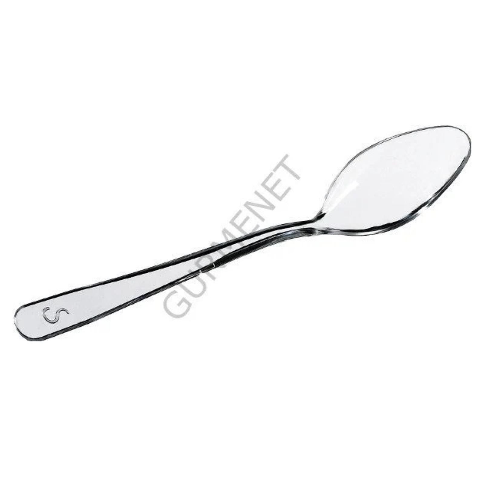 Solia Cs50700 Mini Kaşık Pleksi Şeffaf 10 Cm 250 Adet