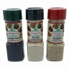 Ayfer Kaur Sushi Baharat Seti Wasabi - Siyah Susam - Beyaz Susam