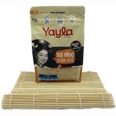 Yayla Gurme Sushi Pirinci 500 Gr. + Sushi Sarma Hasırı 24 Cm.