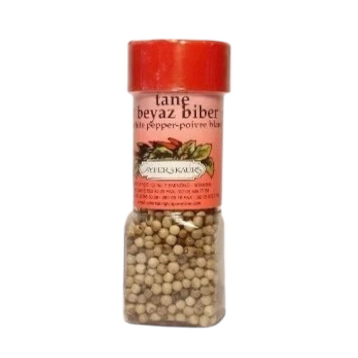 Ayfer Kaur Beyaz Biber Tane 70 Gr.
