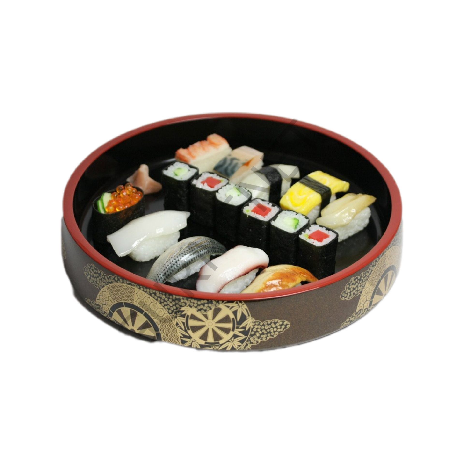 Miyake Tsc11-5 Melamin Sushi Tepsi Yuvarlak 6 X 34 Cm