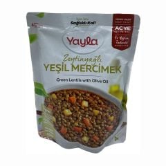 Yayla Hazır Yemek Zeytinyağlı Yeşil Mercimek 250 Gr.