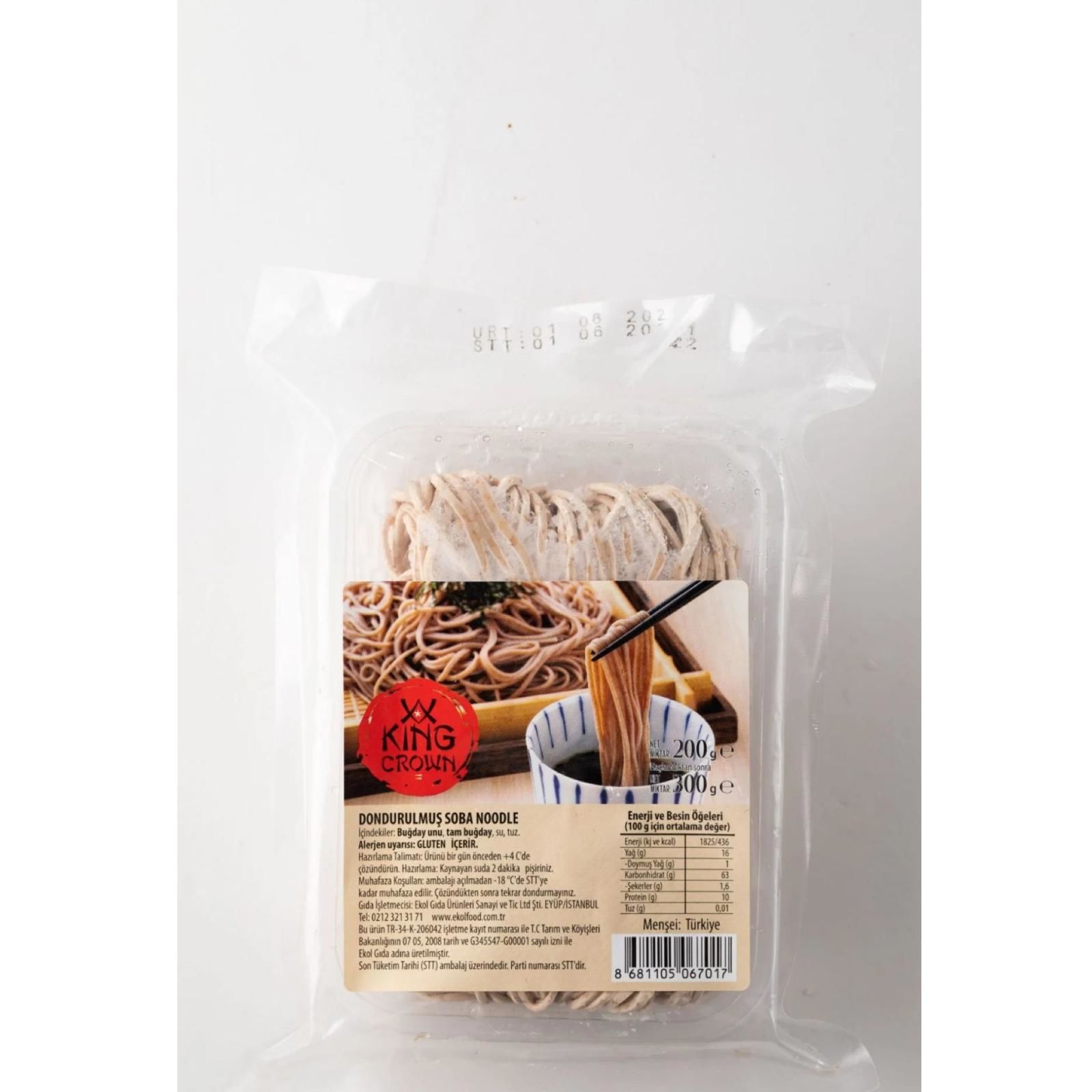 King Crown Soba Noodle 200 Gr. X 30 Adet