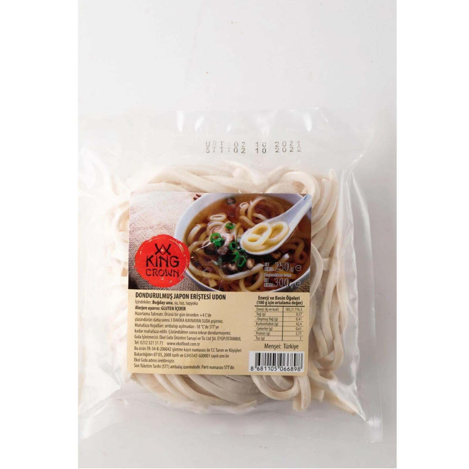 King Crown Udon Noodle 200 Gr. X 30 Adet