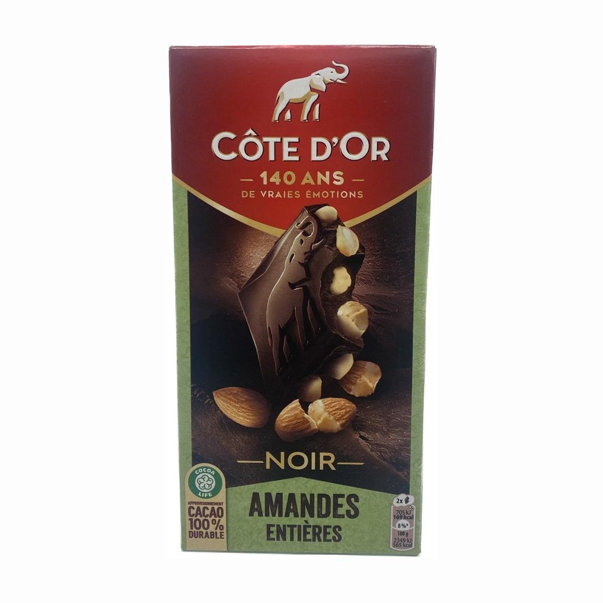 Cote Dor Bademli Bitter Çikolata 180 Gr.