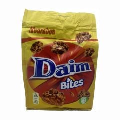 Marabou Daim Bites Mısır Gevrekli Bademli Karamel Dolgulu Sütlü Çikolata 145 Gr.