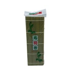 Gaishi M0029B Yeşil Bambu Sushi Mat Sushi Sarma Hasırı 24 Cm