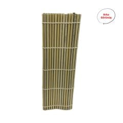 Gaishi M0029B Yeşil Bambu Sushi Mat Sushi Sarma Hasırı 24 Cm