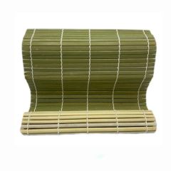 Gaishi M0029B Yeşil Bambu Sushi Mat Sushi Sarma Hasırı 24 Cm