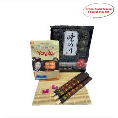 Sea Food Orijinal Yaki Sushi Nori Gold 5 Yaprak Mini Sushi Seti