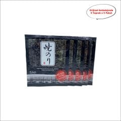 Sea Food Orijinal Yaki Sushi Nori Gold 5 Yaprak 12.5 G. X 5 Paket