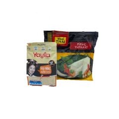 Real Thai Pirinç Yufkası Rice Paper 100 G. + Sushi Pirinci 500 G.