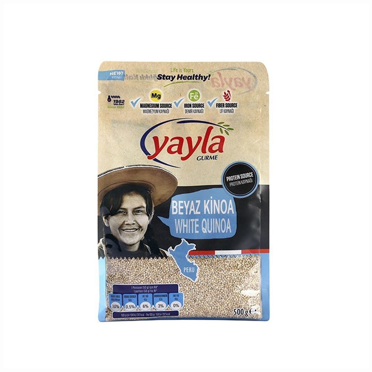 Yayla Gurme Beyaz Kinoa 500 Gr.