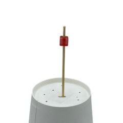 Gaishi M0040R Bambu Kürdan Kırmızı Küp 9 Cm 50 Adet