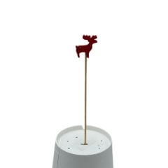 Gaishi RD12 Bambu Kürdan Kırmızı Geyik 12 Cm 50 Adet