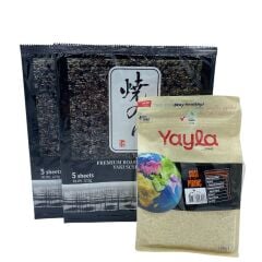 10 Yaprak Sushi Yosunu - Sushi Pirinci 500 G.