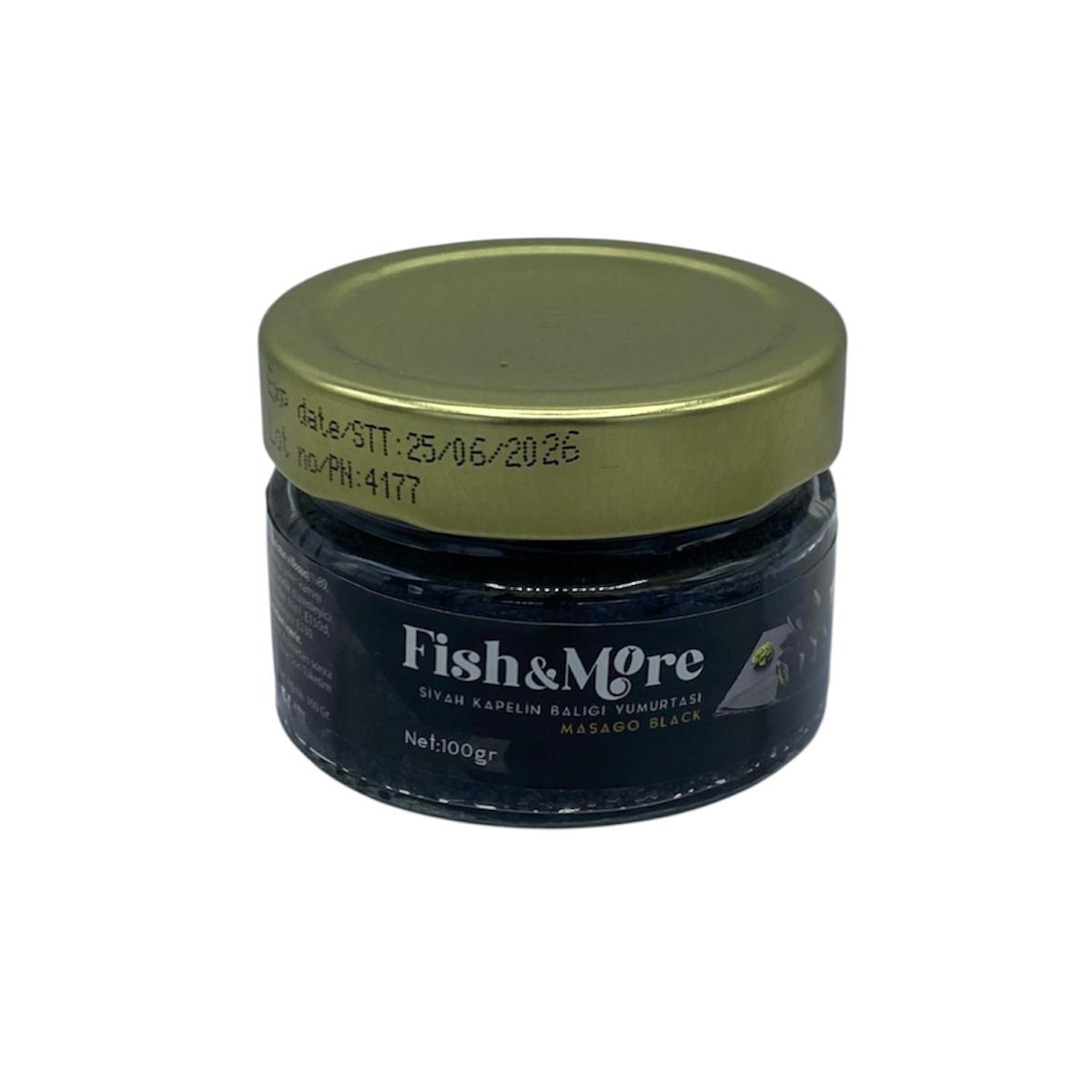 Fish & More Masago Black Siyah Havyar 100 G.