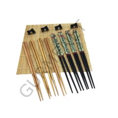 Sushi Sarma Hasırı Çok Kullanımlık Chopstick Seti
