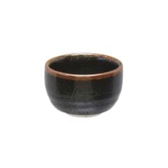 Miyake TSC17-3 Porcelain Tenmoku Black A Sake Cup 3,8x6 Cm