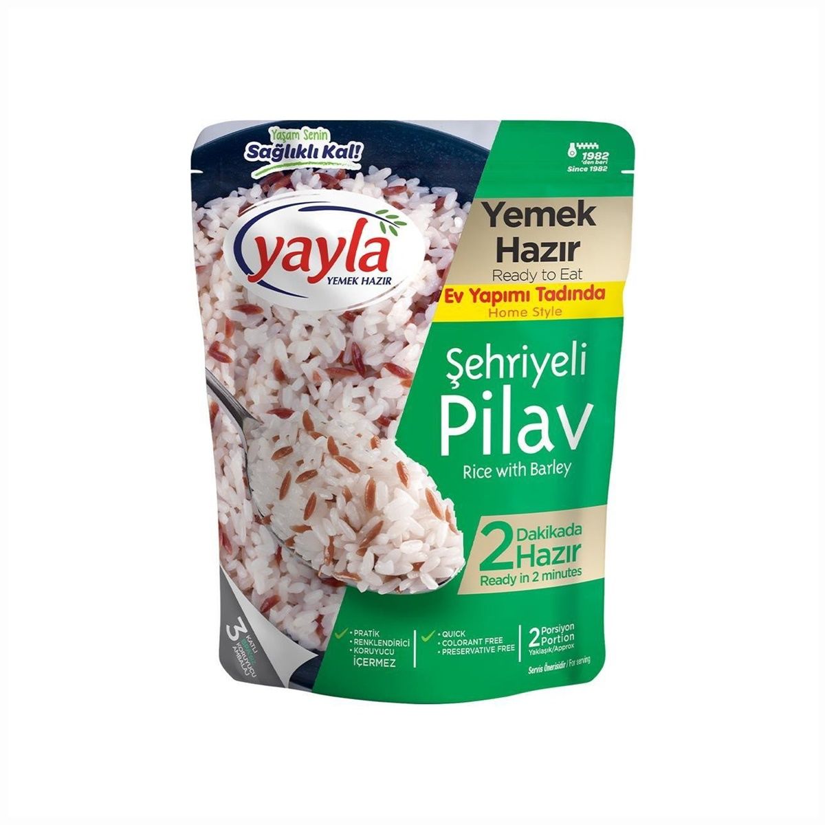 Yayla Hazır Yemek Şehriyeli Pilav 250 Gr.