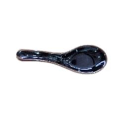 Miyake 450-27-79G Porselen Kaşık Siyah 14,2x4,7 Cm