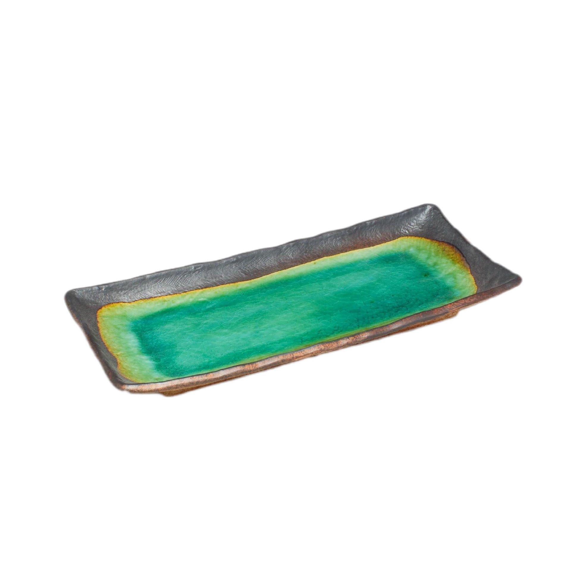 Miyake 237-3-34H Rect Plate 28.5×12.3×4 Cm