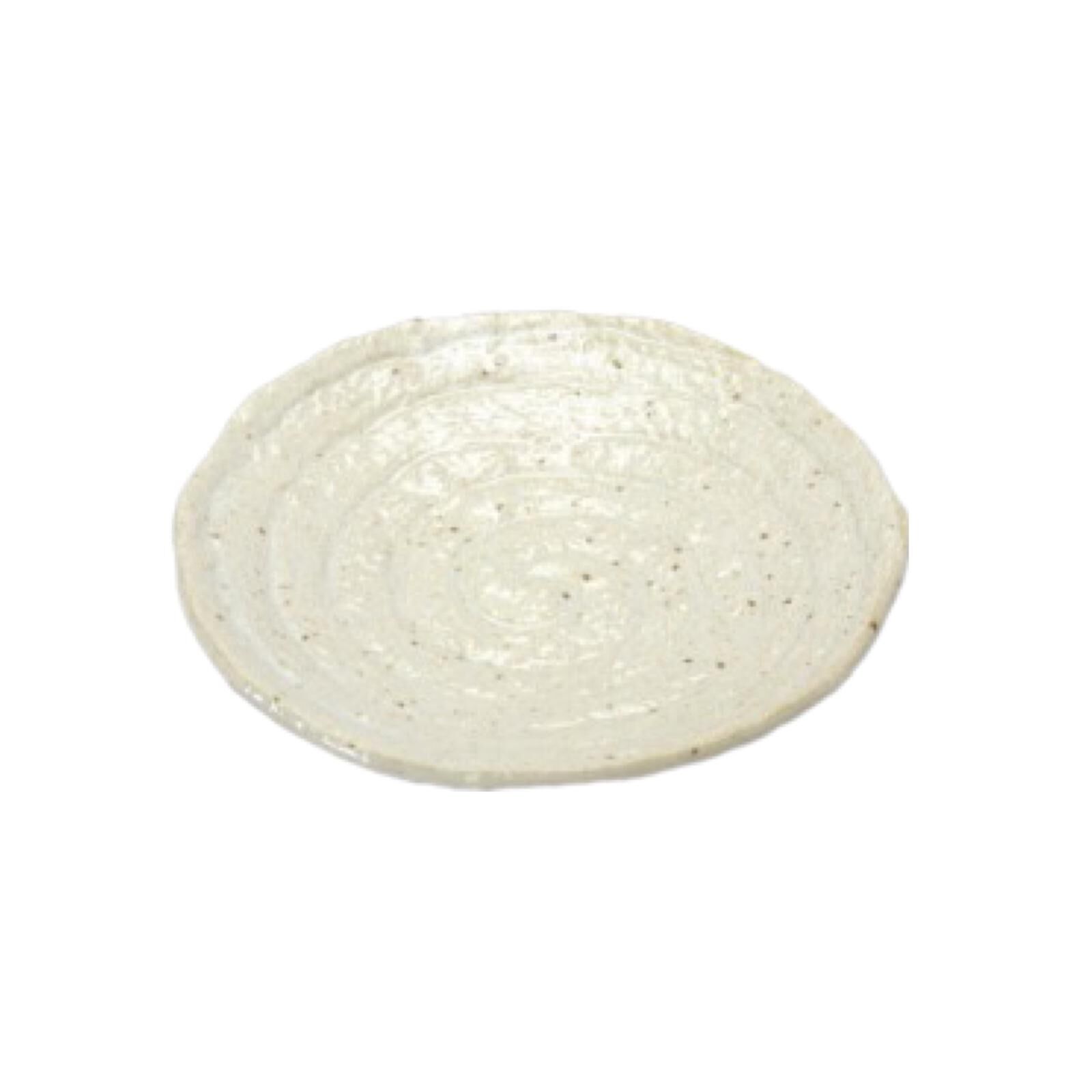 Miyake C-0063b-215 Unofu Round Plate M 21.5*4.5 Cm