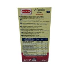 Giglio Lazanya 500 G.