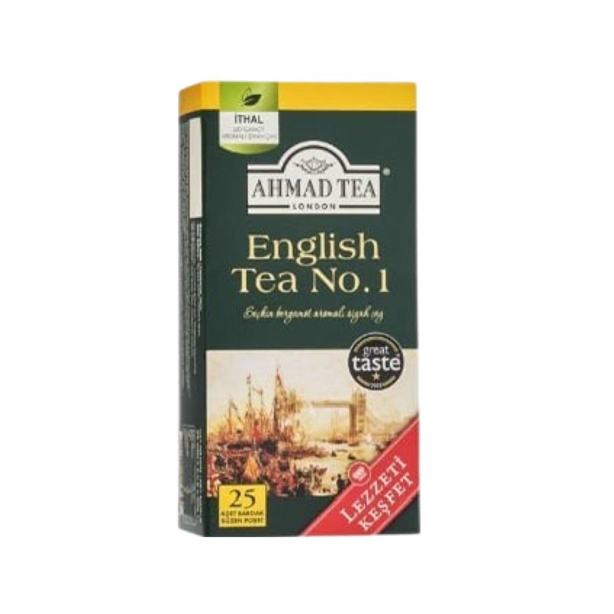 Ahmad Tea 1703 English Tea No.1 Bardak Poşet Çay 25'li x 12 Paket