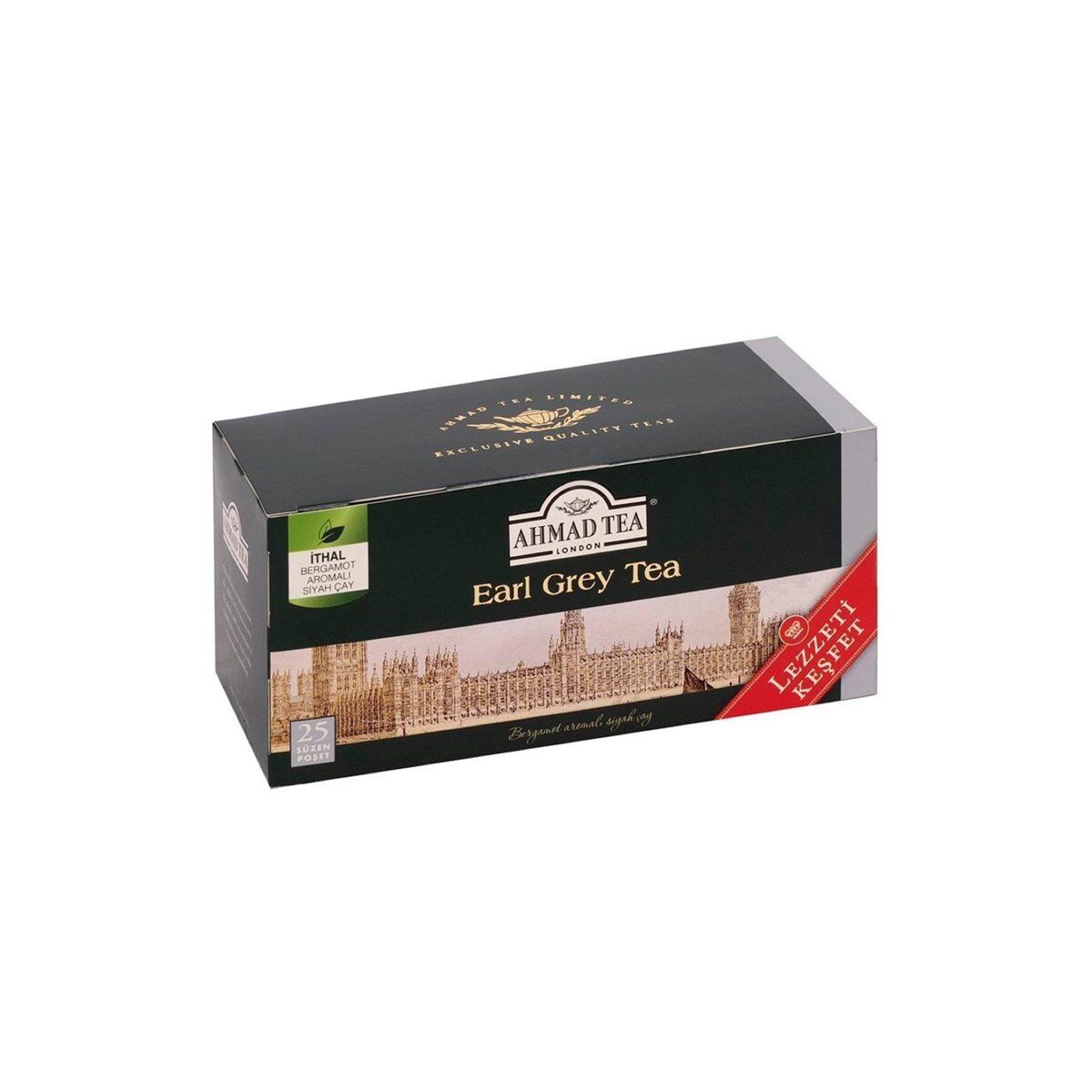 Ahmad Tea 2049 Earl Grey Bardak Poşet Çay 25'li x 12 Paket