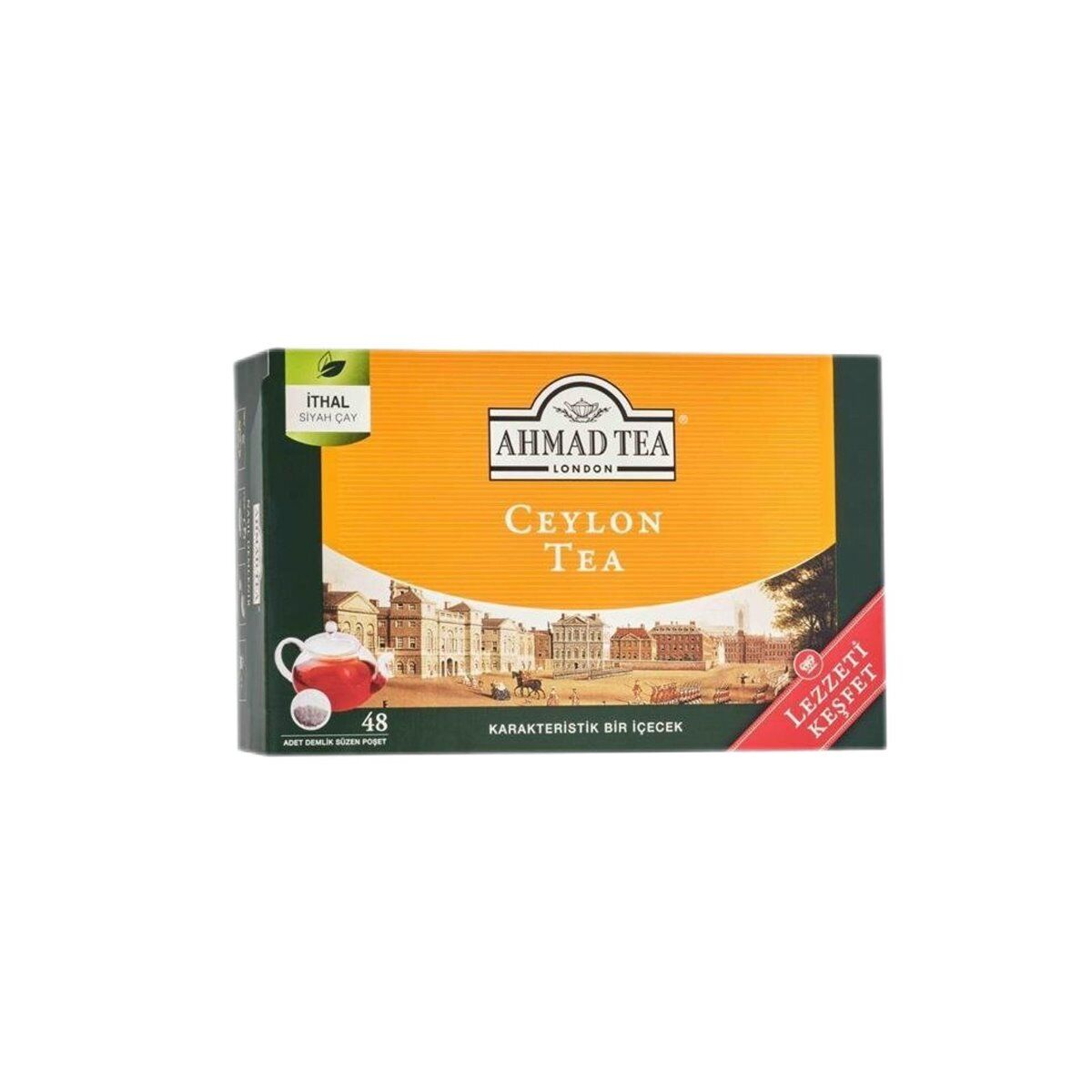Ahmad Tea 2625 Ceylon Tea Demlik Poşet Çay 48'li x 12 Paket