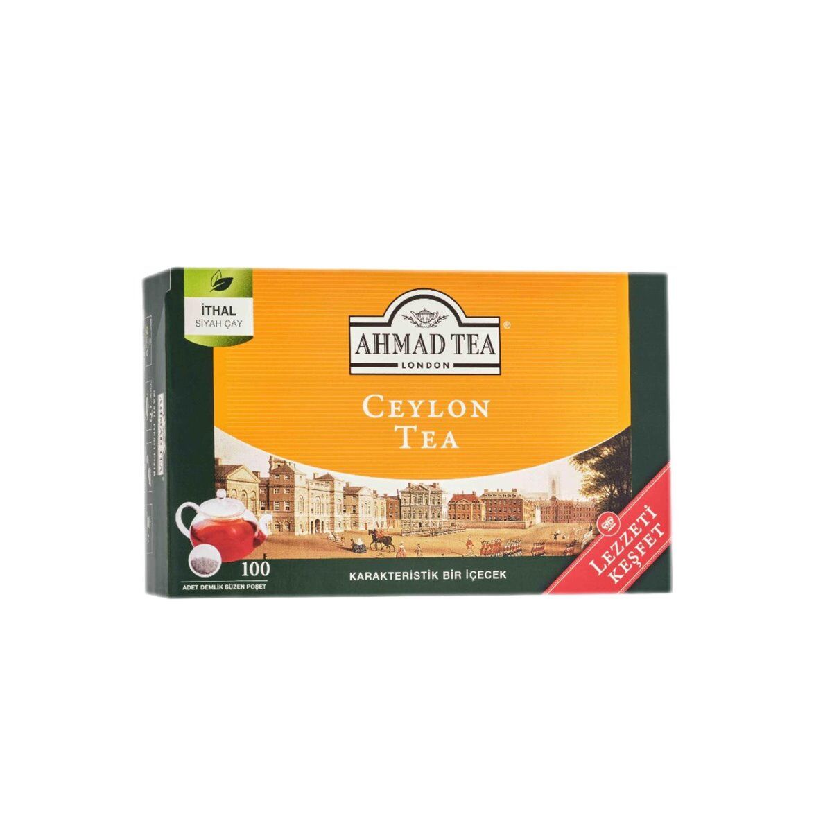 Ahmad Tea 2626 Ceylon Tea Demlik Poşet Çay 100'lü x 12 Paket