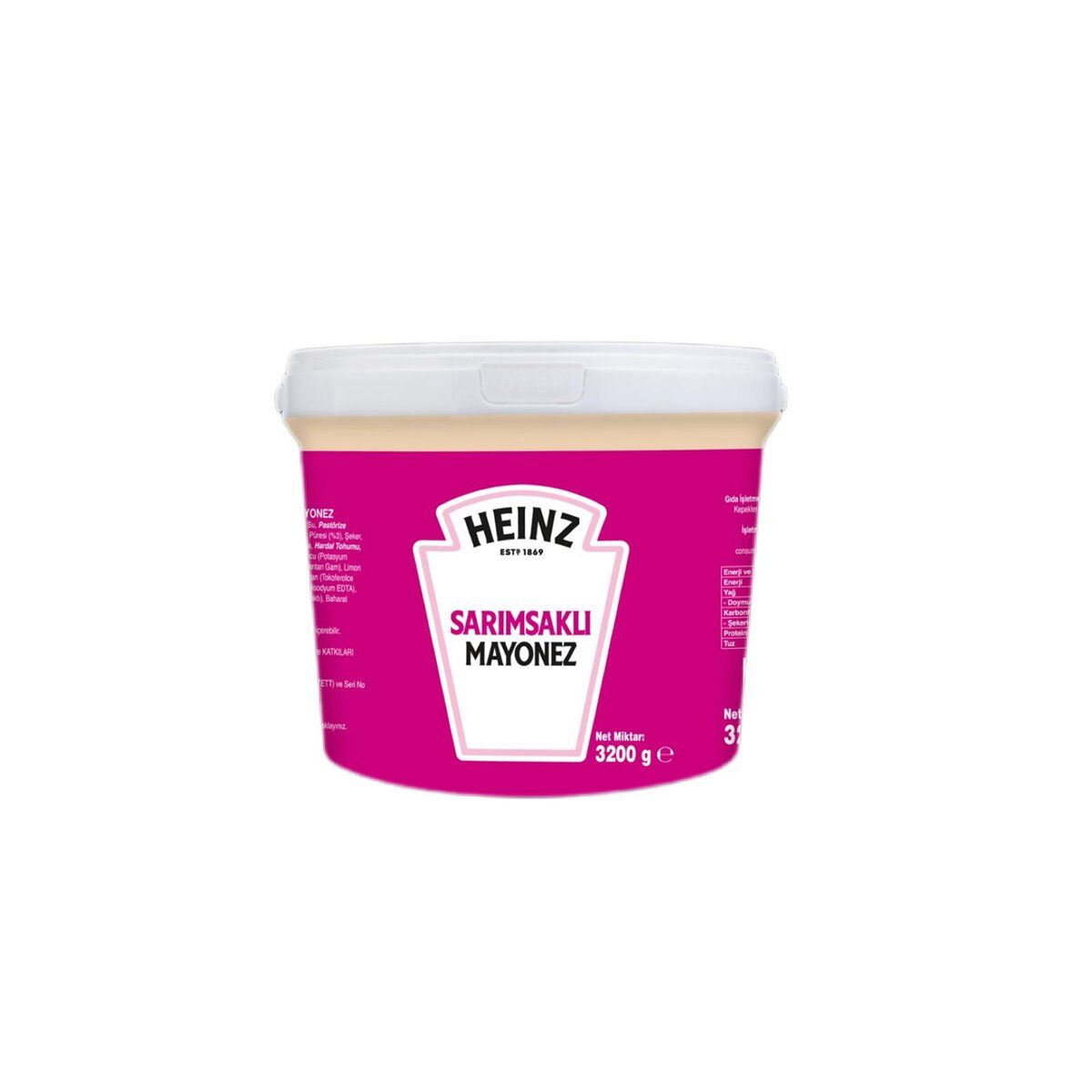 Heinz Mayonez Sarımsaklı 3,2 Kg x 2 Adet