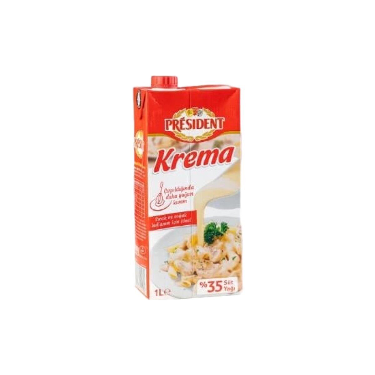 President Hayvansal Krema 1 Lt x 12 Adet