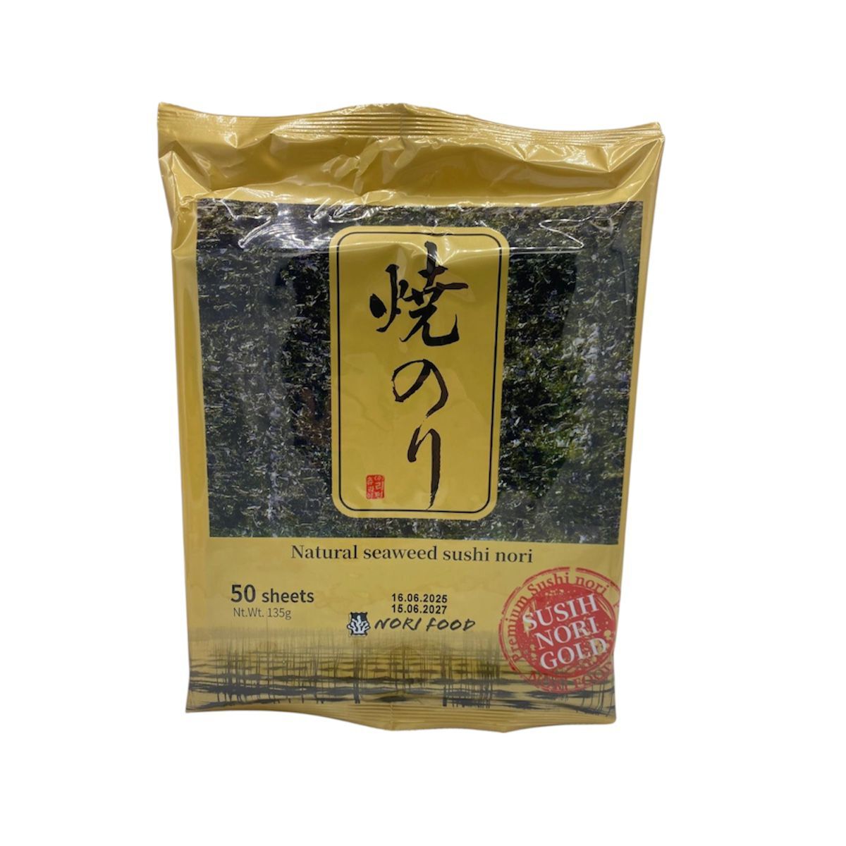 Nori Food Sushi Nori Gold Sushi Yosunu 135 G. 50 Yaprak