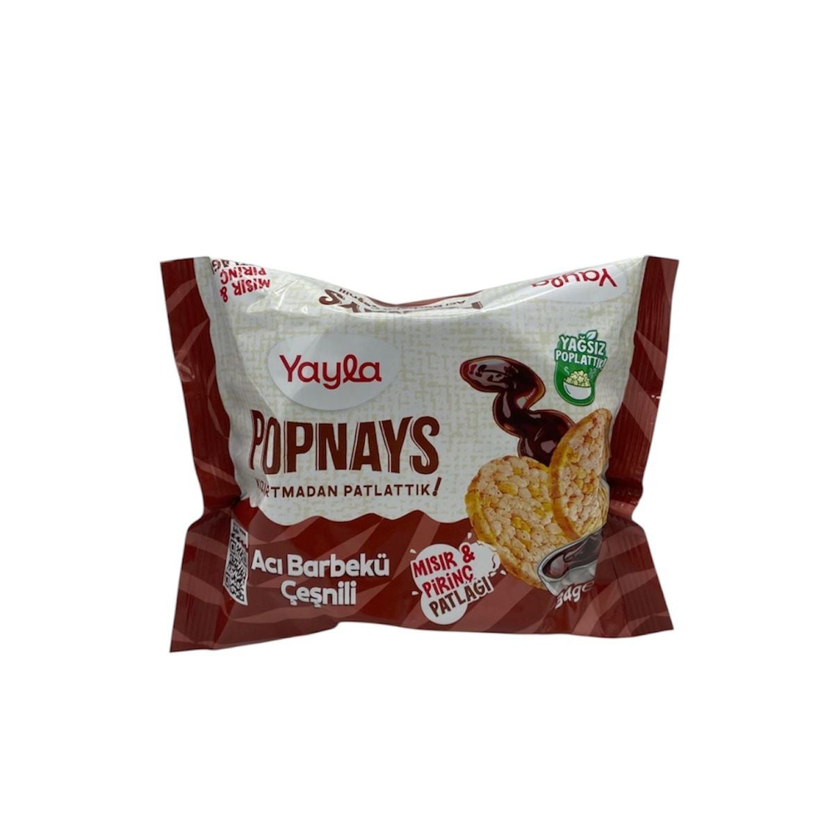 Popnays Mısırlı Pirinç Patlağı Acı Barbekü Çeşnili 34 G.
